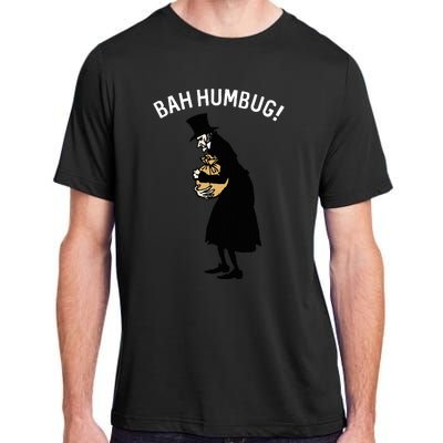 Fun Scrooge Bah Humbug Art Vintage Christmas Carol Adult ChromaSoft Performance T-Shirt