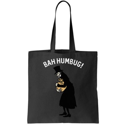 Fun Scrooge Bah Humbug Art Vintage Christmas Carol Bag