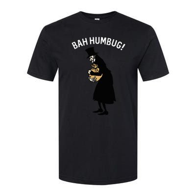 Fun Scrooge Bah Humbug Art Vintage Christmas Carol Softstyle® CVC T-Shirt