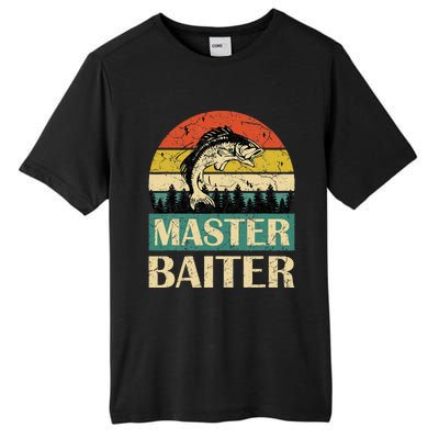 Funny Sayingmaster Baiter Fishing Fishermen Tall Fusion ChromaSoft Performance T-Shirt