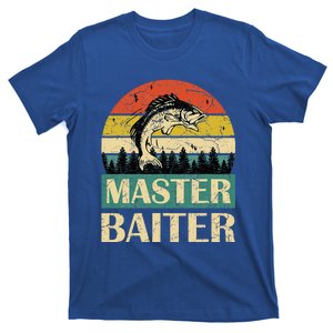 Funny Sayingmaster Baiter Fishing Fishermen T-Shirt