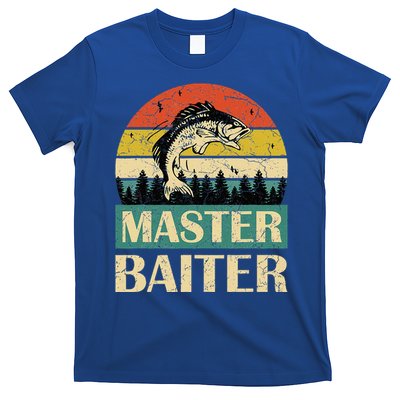 Funny Sayingmaster Baiter Fishing Fishermen T-Shirt