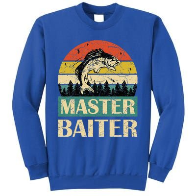 Funny Sayingmaster Baiter Fishing Fishermen Tall Sweatshirt