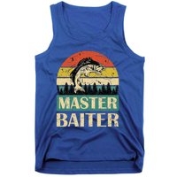 Funny Sayingmaster Baiter Fishing Fishermen Tank Top