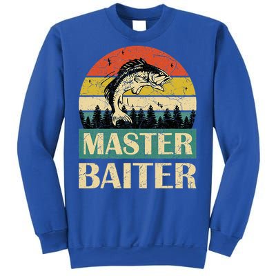 Funny Sayingmaster Baiter Fishing Fishermen Sweatshirt