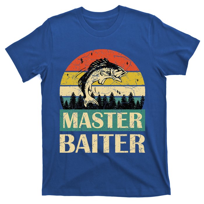 Funny Sayingmaster Baiter Fishing Fishermen T-Shirt