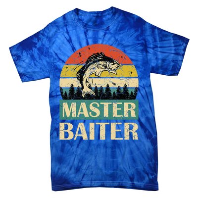 Funny Sayingmaster Baiter Fishing Fishermen Tie-Dye T-Shirt