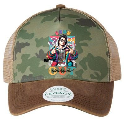 Funny Swaggy Bruh We Out For Last Day Of School Graduation Gift Legacy Tie Dye Trucker Hat