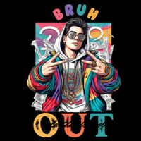 Funny Swaggy Bruh We Out For Last Day Of School Graduation Gift Cooling Performance Crew T-Shirt