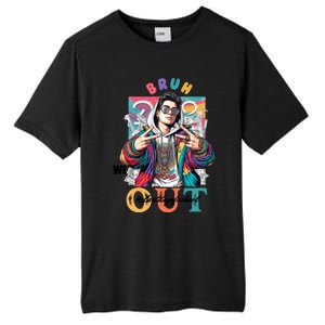 Funny Swaggy Bruh We Out For Last Day Of School Graduation Gift Tall Fusion ChromaSoft Performance T-Shirt