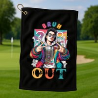Funny Swaggy Bruh We Out For Last Day Of School Graduation Gift Golf Towel