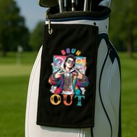 Funny Swaggy Bruh We Out For Last Day Of School Graduation Gift Golf Towel