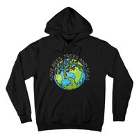 funny Save Bees Trees And Seas Climate Change Hoodie