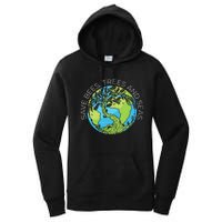 funny Save Bees Trees And Seas Climate Change Women's Pullover Hoodie