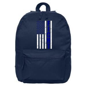 Fight Support Blue American Flag 16 in Basic Backpack