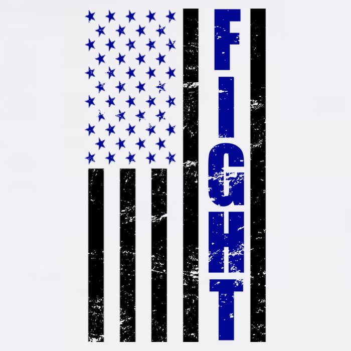 Fight Support Blue American Flag Sustainable Bucket Hat