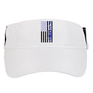 Fight Support Blue American Flag Adult Drive Performance Visor