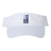 Fight Support Blue American Flag Valucap Bio-Washed Visor