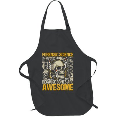 Forensic Science Bones Forensic Scientist Forensics Full-Length Apron With Pockets