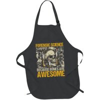 Forensic Science Bones Forensic Scientist Forensics Full-Length Apron With Pockets