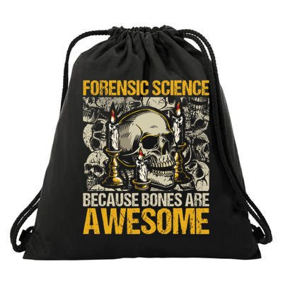 Forensic Science Bones Forensic Scientist Forensics Drawstring Bag