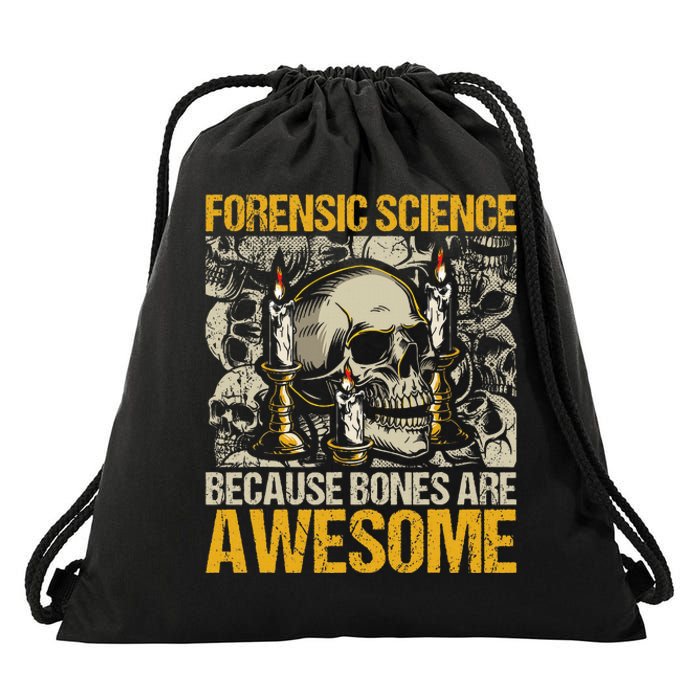 Forensic Science Bones Forensic Scientist Forensics Drawstring Bag