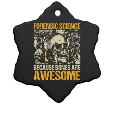 Forensic Science Bones Forensic Scientist Forensics Ceramic Star Ornament