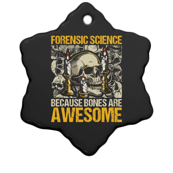 Forensic Science Bones Forensic Scientist Forensics Ceramic Star Ornament