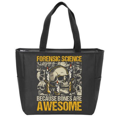 Forensic Science Bones Forensic Scientist Forensics Zip Tote Bag