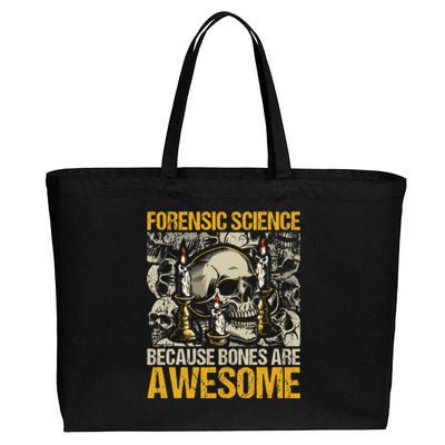 Forensic Science Bones Forensic Scientist Forensics Cotton Canvas Jumbo Tote