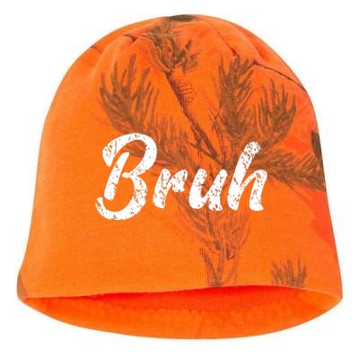 Fresh Seriously Bruh Brah Bro Dude Hip Hop Urban Slang Kati - Camo Knit Beanie