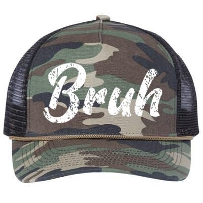 Fresh Seriously Bruh Brah Bro Dude Hip Hop Urban Slang Retro Rope Trucker Hat Cap