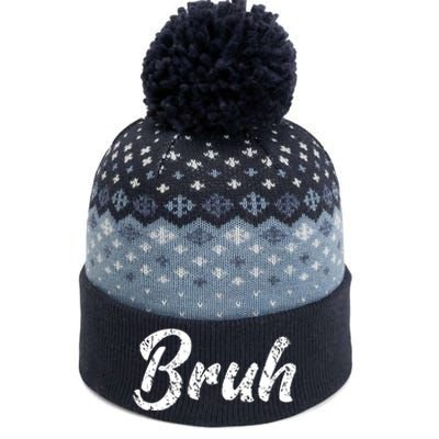 Fresh Seriously Bruh Brah Bro Dude Hip Hop Urban Slang The Baniff Cuffed Pom Beanie