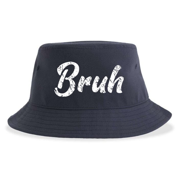 Fresh Seriously Bruh Brah Bro Dude Hip Hop Urban Slang Sustainable Bucket Hat