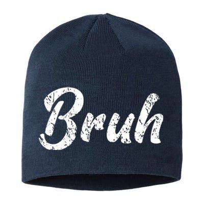 Fresh Seriously Bruh Brah Bro Dude Hip Hop Urban Slang Sustainable Beanie