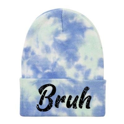 Fresh Seriously Bruh Brah Bro Dude Hip Hop Urban Slang Tie Dye 12in Knit Beanie