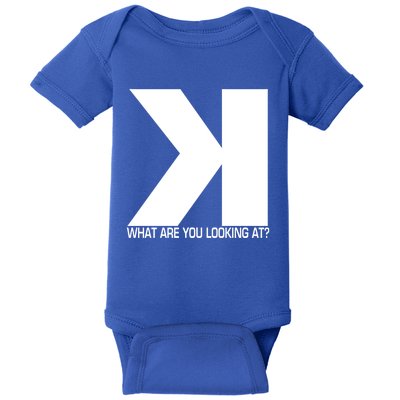 Funny Softball Baseball Strikeout Backwards K Scorekeeper Gift Baby Bodysuit