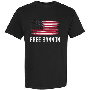 Free Steve Bannon Political Support Garment-Dyed Heavyweight T-Shirt