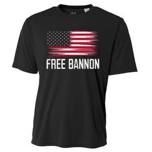 Free Steve Bannon Political Support Cooling Performance Crew T-Shirt