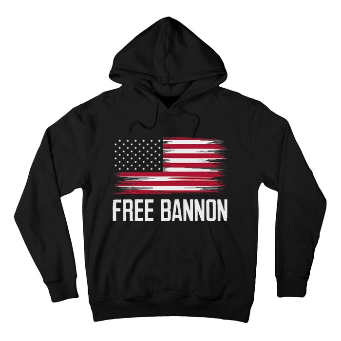 Free Steve Bannon Political Support Hoodie