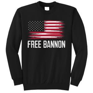 Free Steve Bannon Political Support Sweatshirt