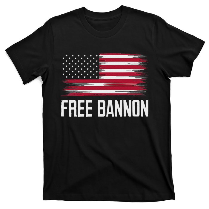 Free Steve Bannon Political Support T-Shirt