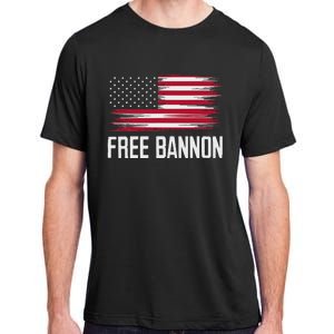 Free Steve Bannon Political Support Adult ChromaSoft Performance T-Shirt