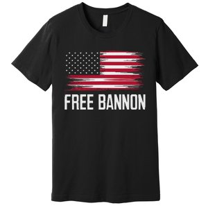 Free Steve Bannon Political Support Premium T-Shirt