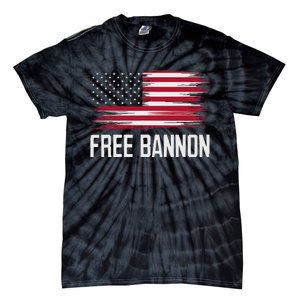 Free Steve Bannon Political Support Tie-Dye T-Shirt