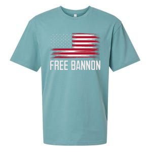 Free Steve Bannon Political Support Sueded Cloud Jersey T-Shirt