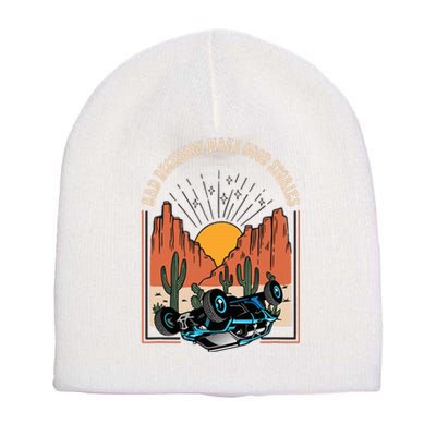 Funny Side By Side Utv Desert Or Dunes Short Acrylic Beanie