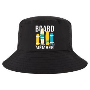 Funny Surfing Board Member Cool Comfort Performance Bucket Hat