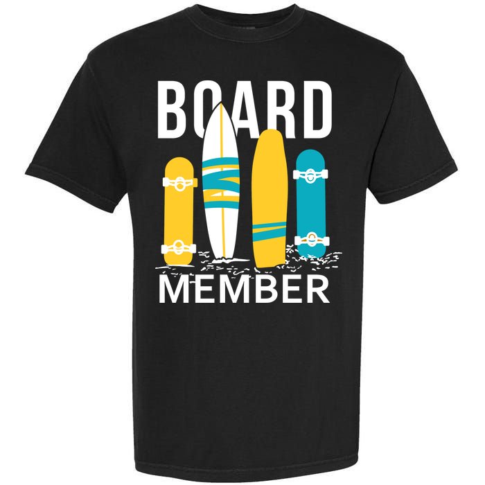 Funny Surfing Board Member Garment-Dyed Heavyweight T-Shirt