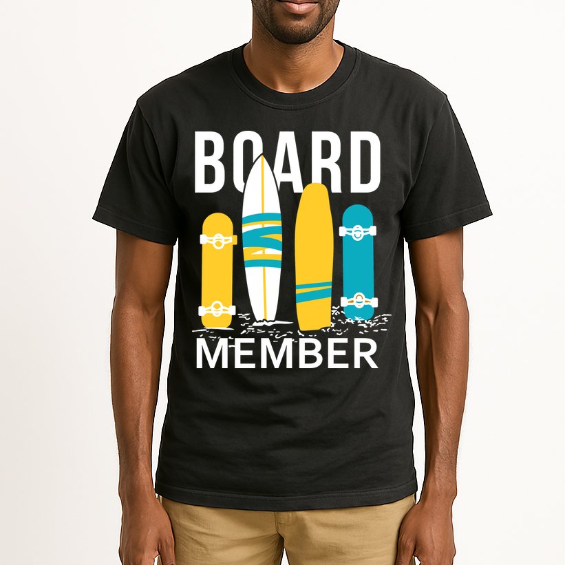 Funny Surfing Board Member Tall T-Shirt